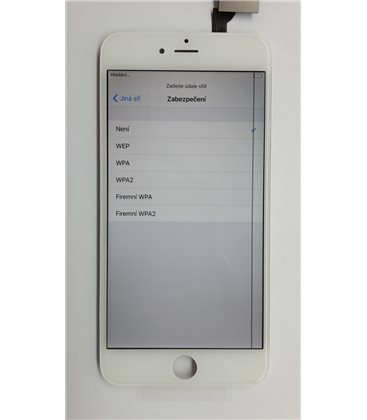 II. jakost - Apple iPhone 6 Plus - LCD displej, Bílý, Originální repasovaný