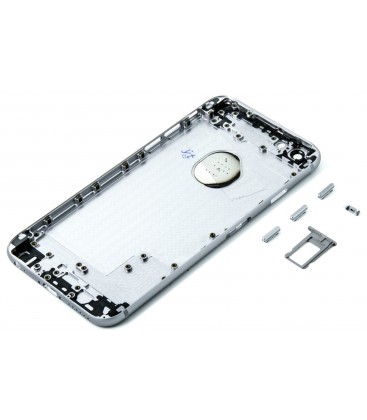 Apple iPhone 6 Plus - Zadní / střední hliníkový rám bez komponent, černý