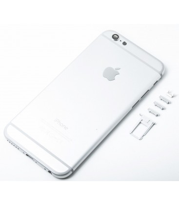Apple iPhone 6 Plus - Zadní / střední hliníkový rám bez komponent, bílý