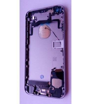 Apple iPhone 6S - kompletně osazený zadní / střední hliníkový rám, černý