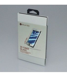 Apple iPhone 6 / 6S - Tvrzené sklo, 3D Fiber, Bílý